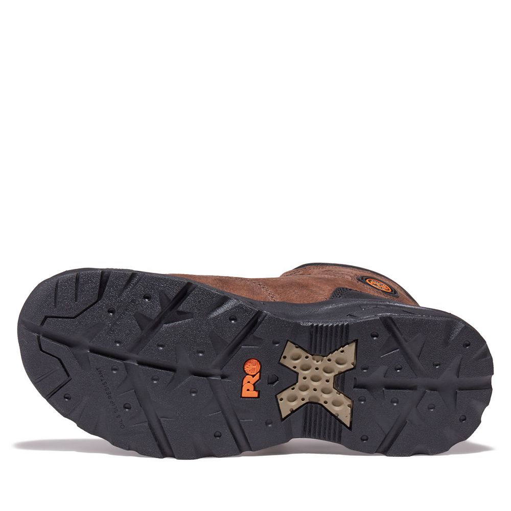 Botas de Trabajo Timberland Hombre Pro® Endurance 6\" Titan® Xl Safety Toe Marrones/Negras - Chile FY